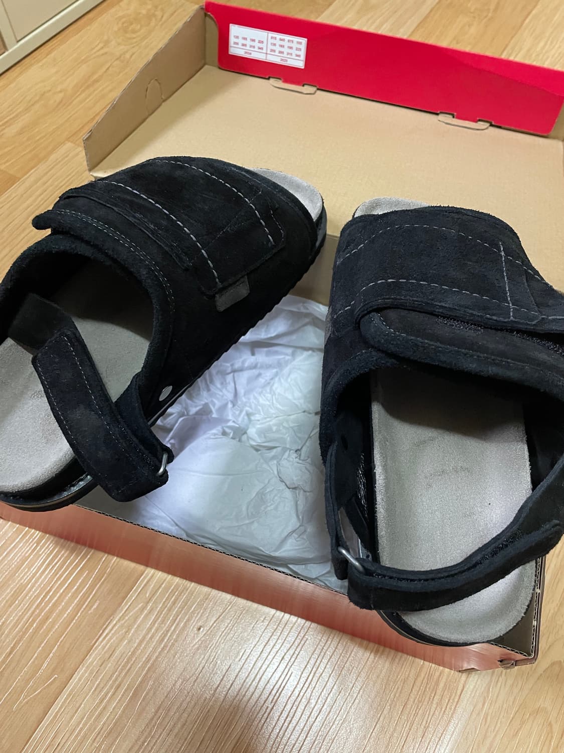 폴리테루 점보 슬라이더 샌들 블랙 (사이즈M) 상품이미지5