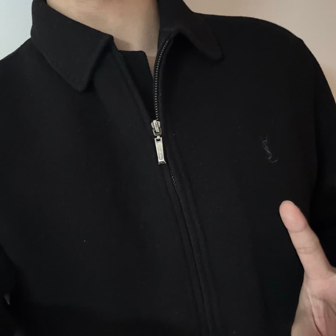 입생로랑 핸드메이드 자켓 블랙 상품이미지3