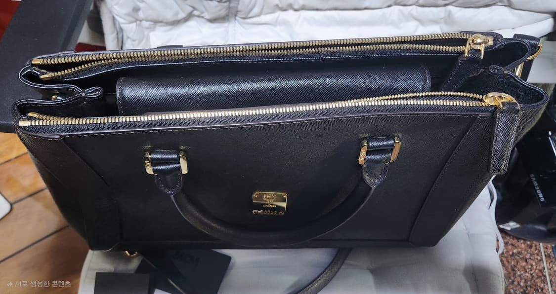 MCM 누오보 엘 L사이즈 블랙 상품이미지4