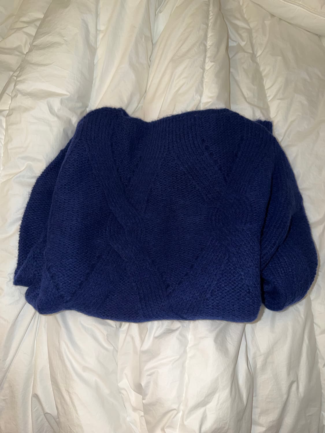 오들리워크샵 알파카 케이블 스웨터 상품이미지3