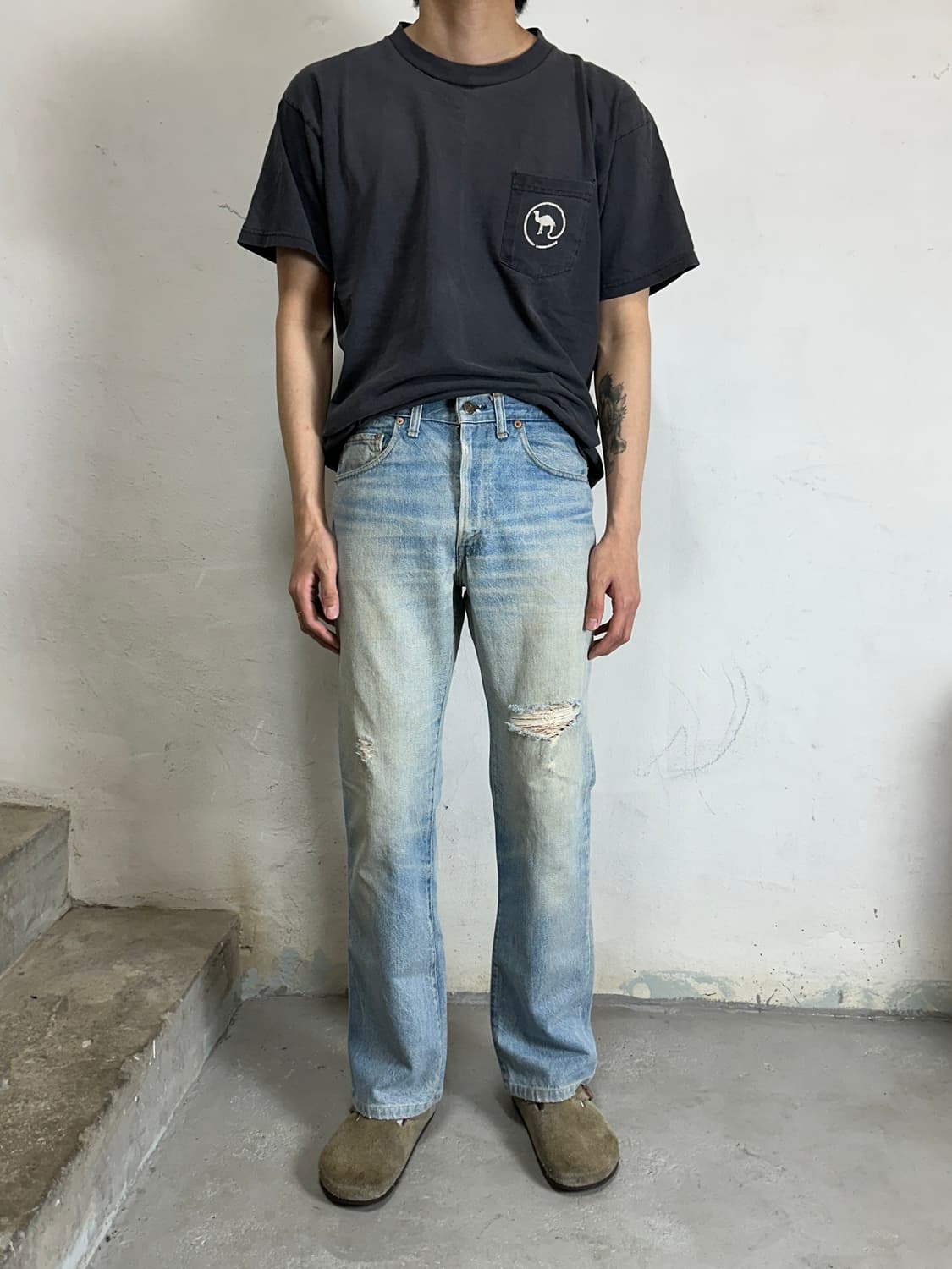 80's USA 빈티지 리바이스 517 오렌지탭 부츠컷 상품이미지2