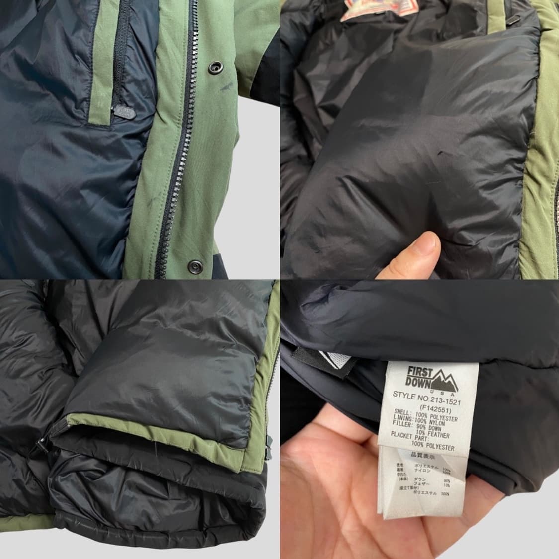 (M)FIRST DOWN 퍼스트다운 USA 다운자켓 상품이미지10