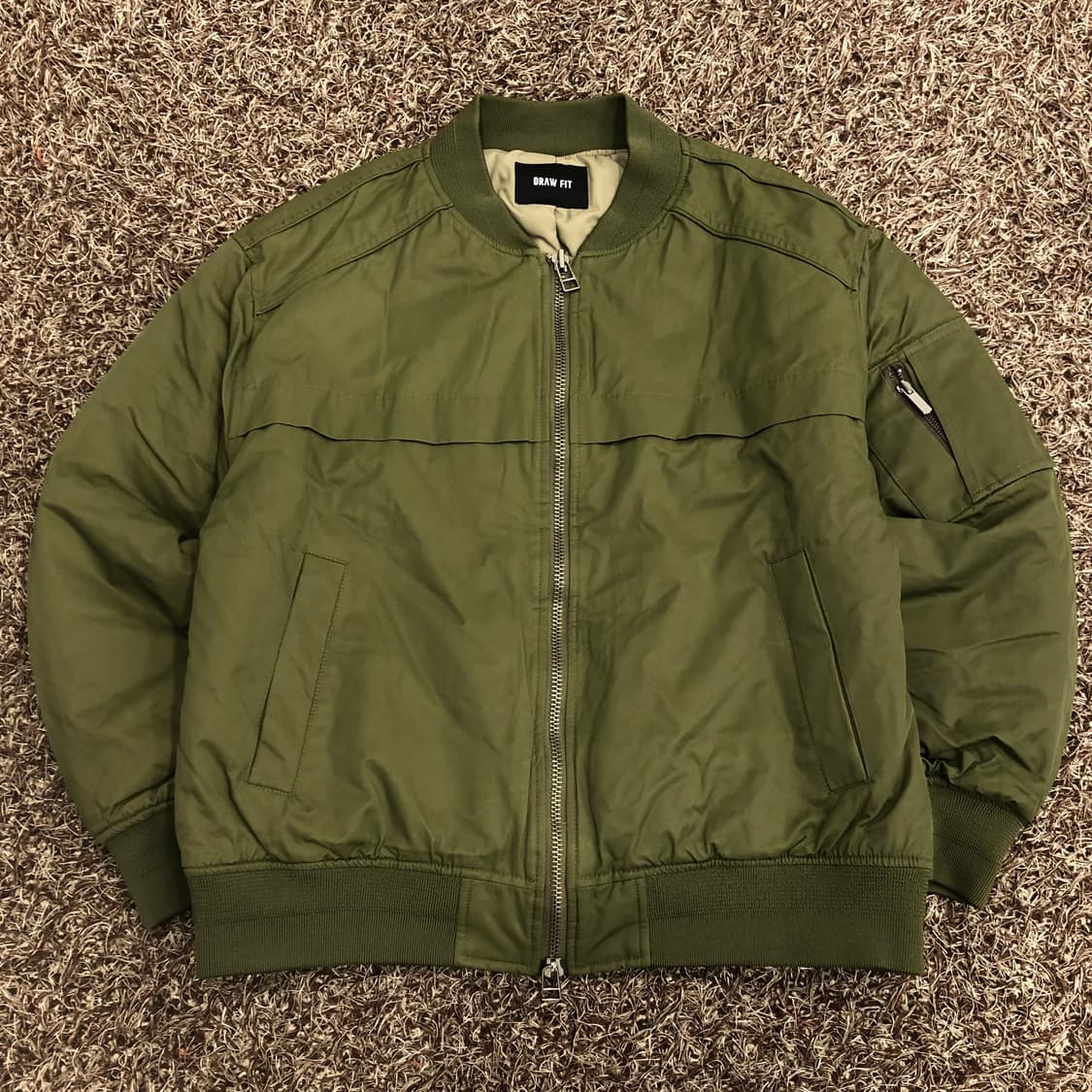 드로우핏 투웨이 봄버 MA-1 항공 점퍼 마원 상품이미지3