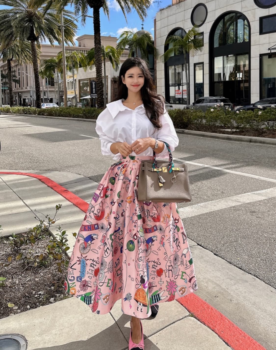 엘리제이 파리 풀스커트 새상품 S 상품이미지2