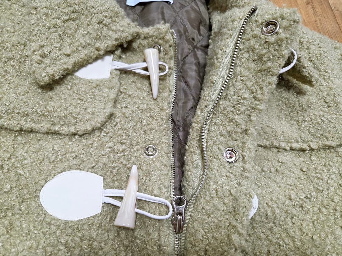 노이아고(NOIAGO) 테리 더플코트 프리사이즈 새상품 상품이미지6