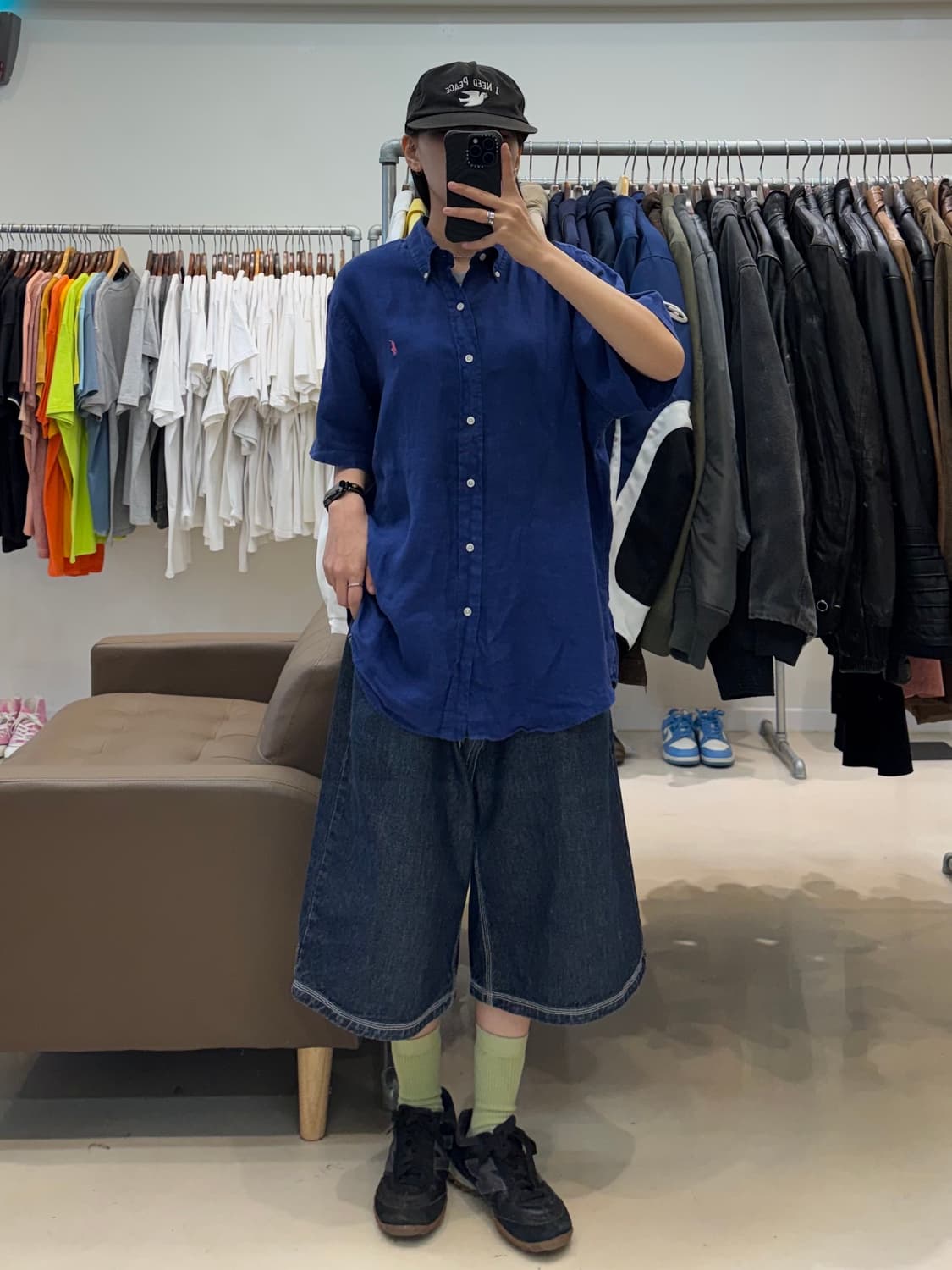 폴로 랄프로렌 린넨 반팔 셔츠 상품이미지4