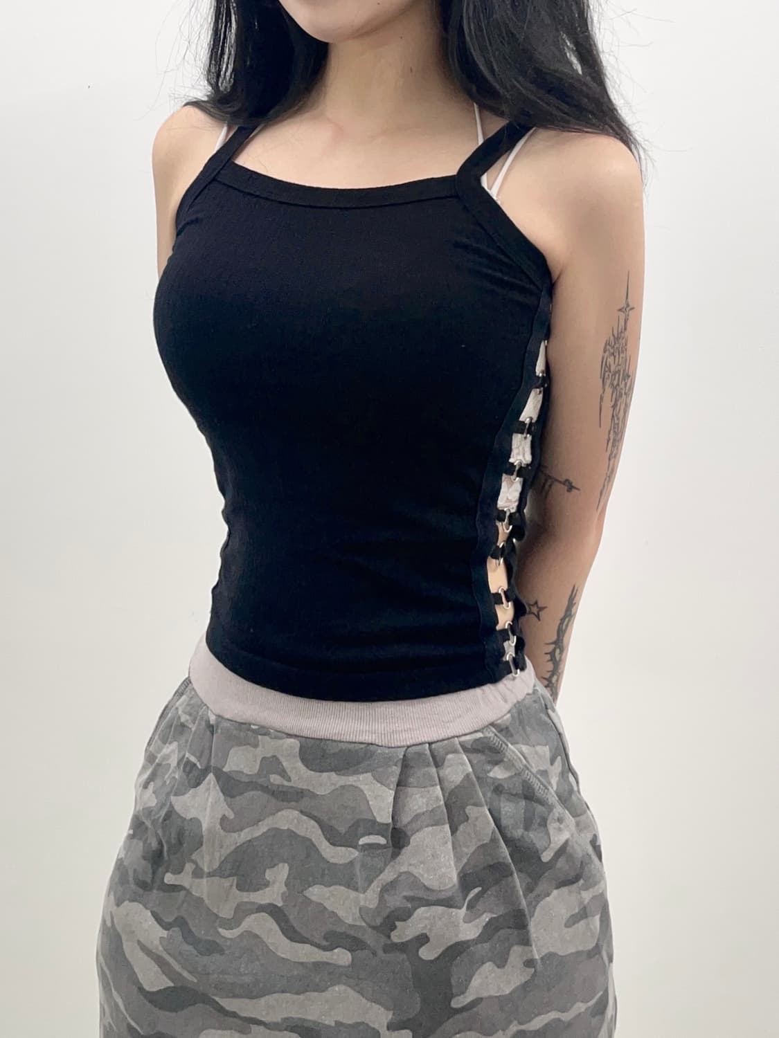 Black Buckle Point Sleeveless 상품이미지1