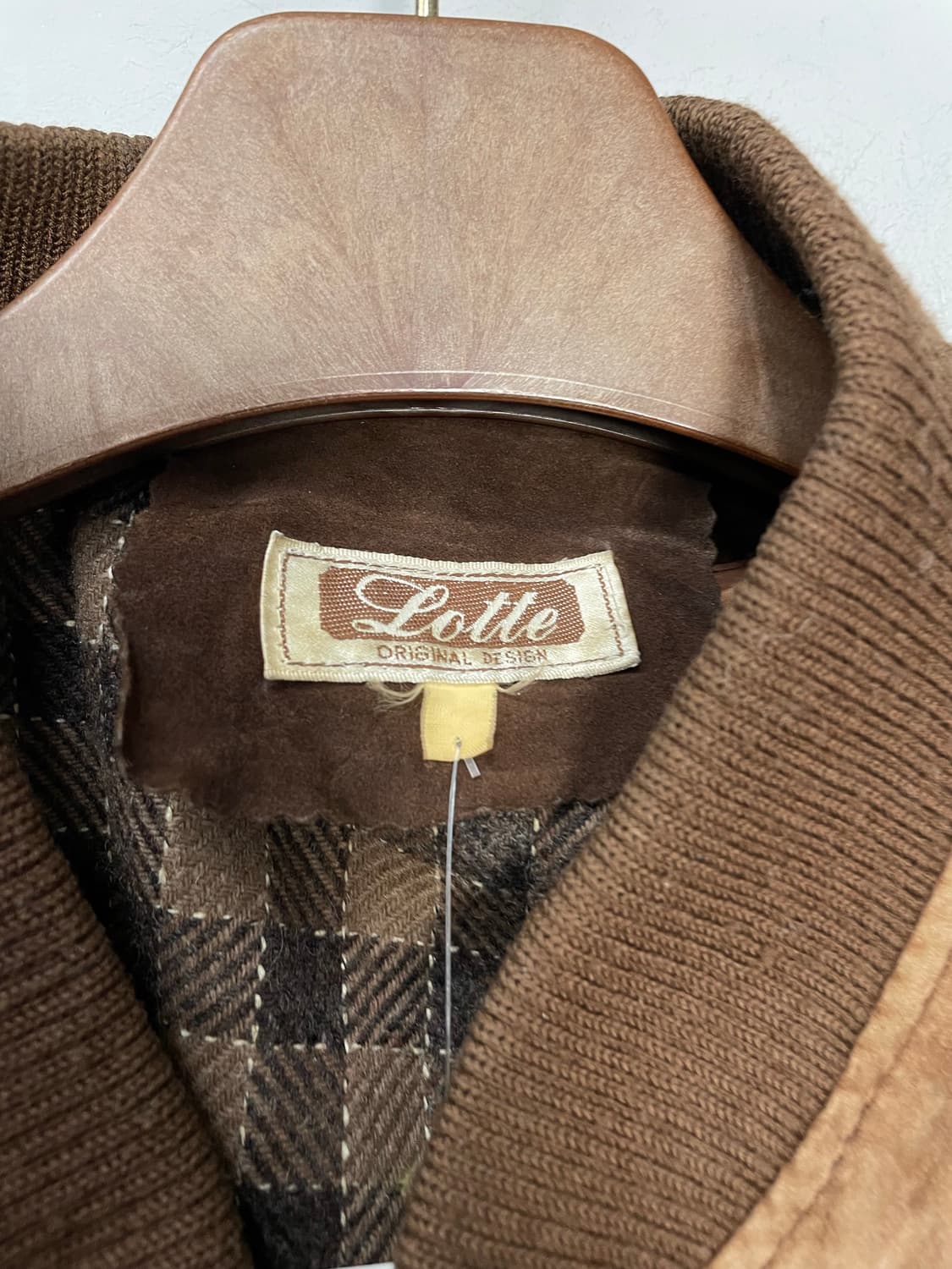 빈티지 브라운 스웨이드 봄버 자켓 H1282 상품이미지4