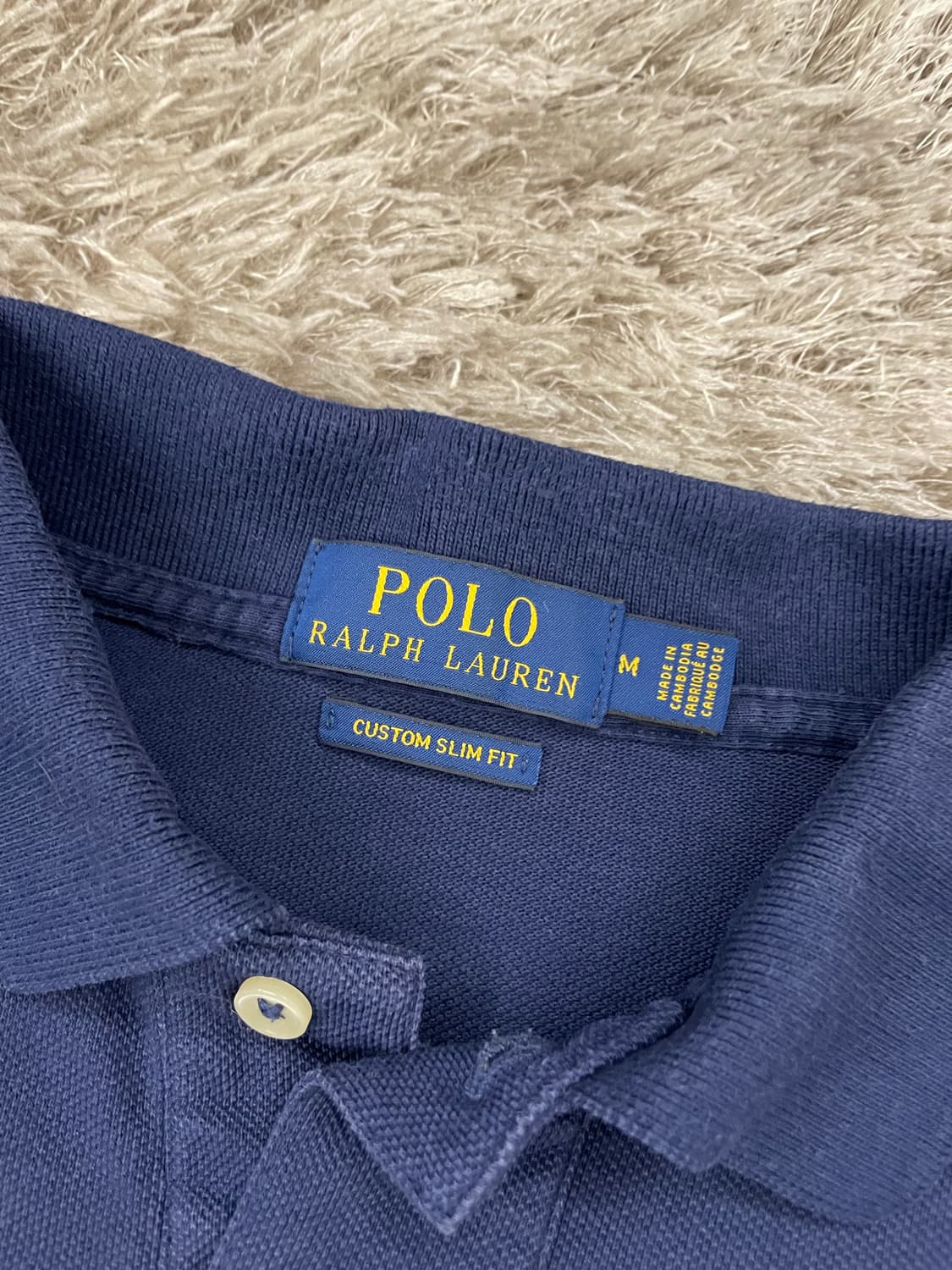 정품 폴로 긴팔 카라티 M(95) 상품이미지3