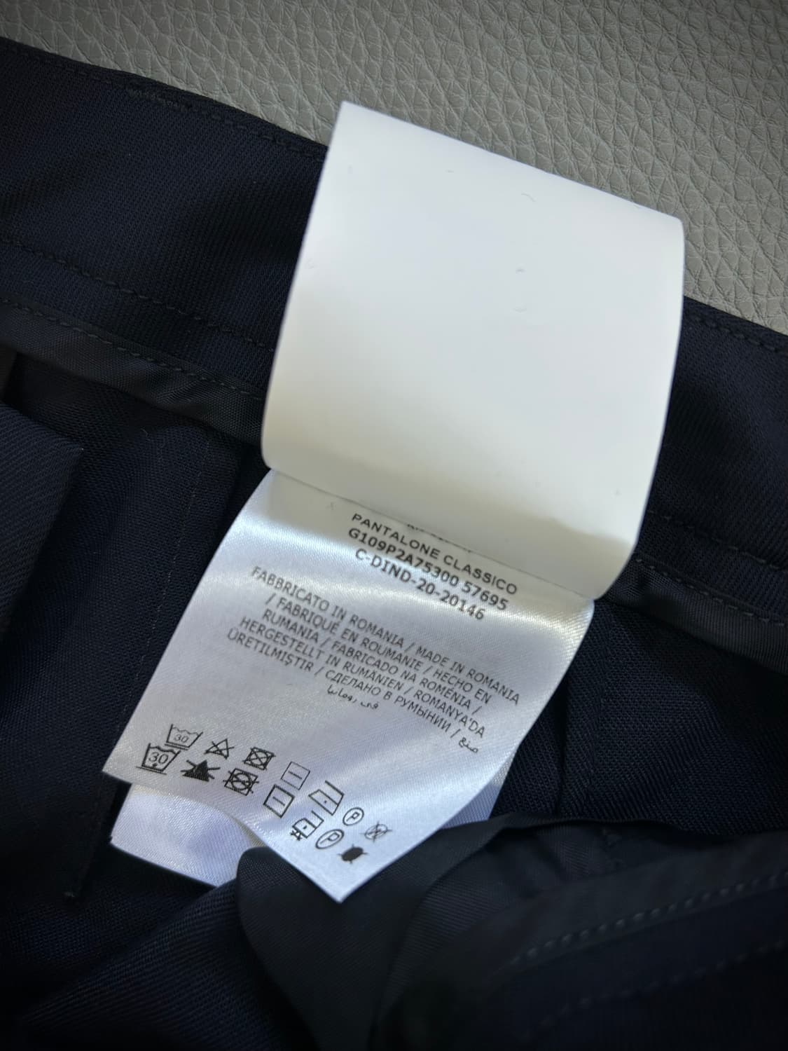 몽클레어 여성 와펜 울 슬랙스 팬츠(62/38)새상품 상품이미지7