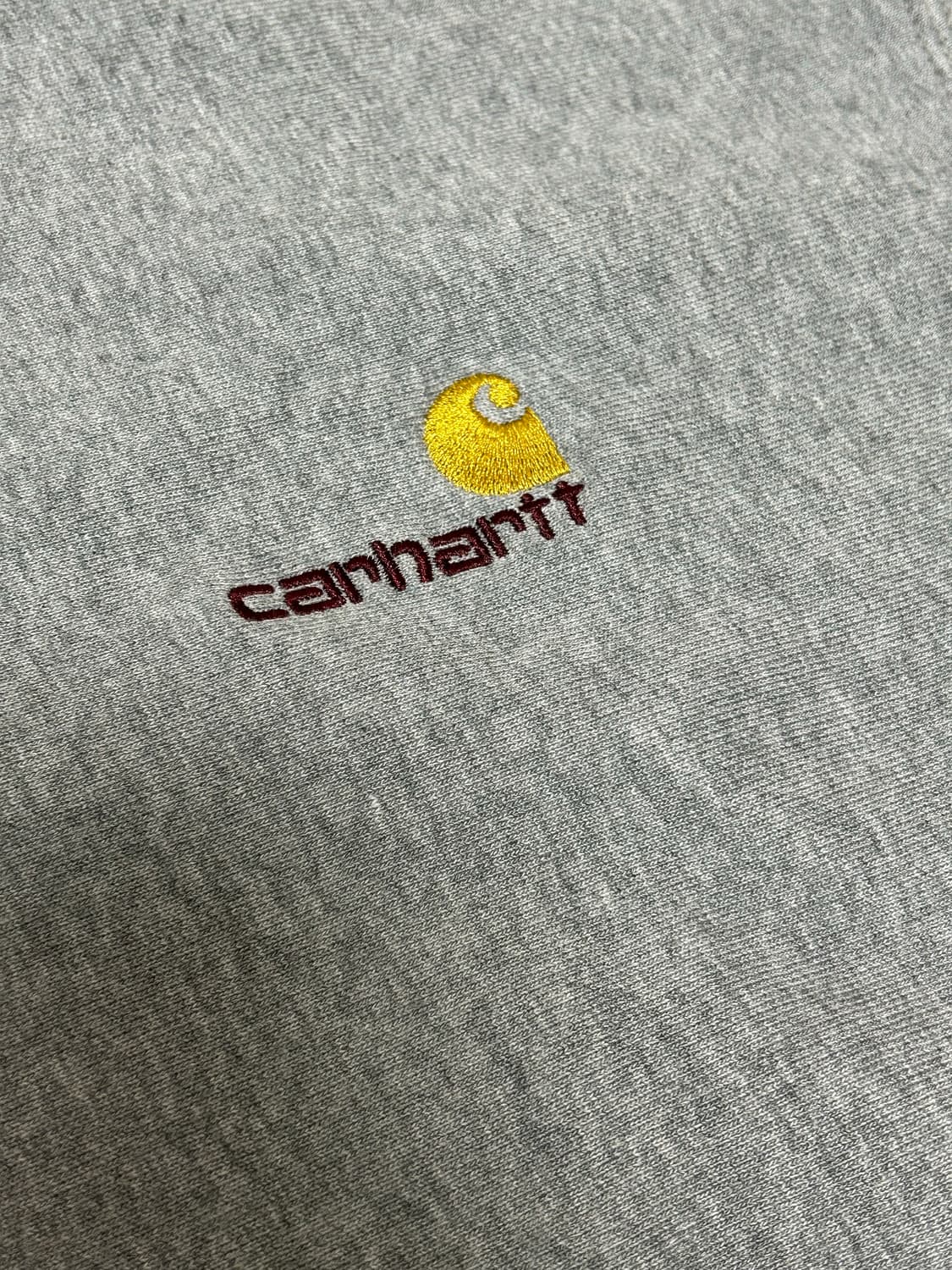 칼하트 wip 그레이 아메리칸 스크립스 스웻셔츠 상품이미지4