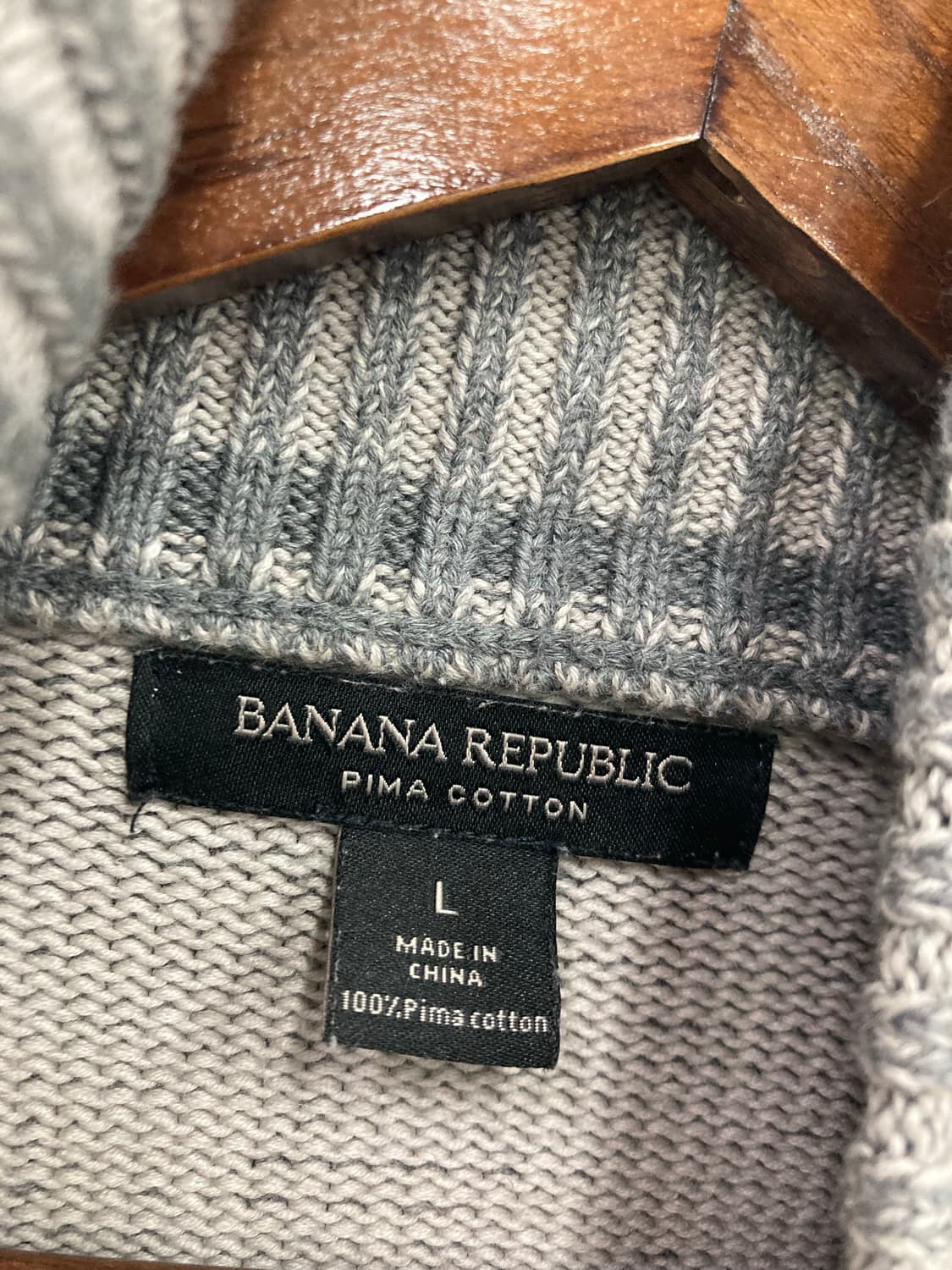 Banana 니트집업 상품이미지4