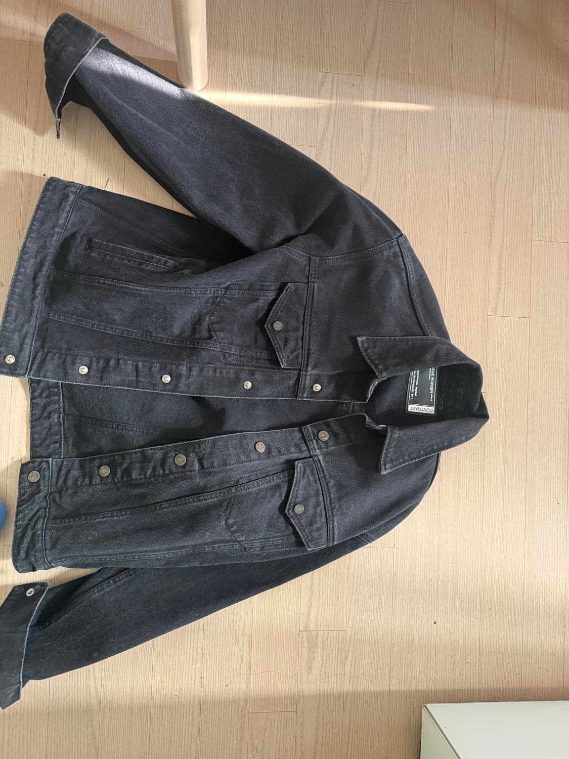 피스워커 블랙 데님 자켓 L 상품이미지1