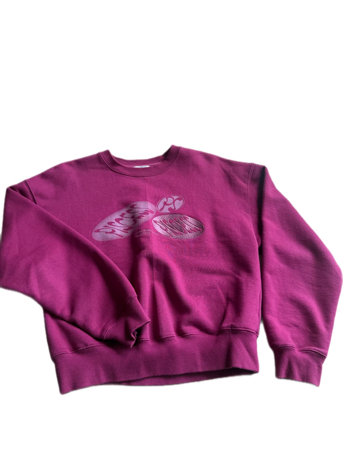 piscess 파이세스 크롭 크루넥 상품이미지1