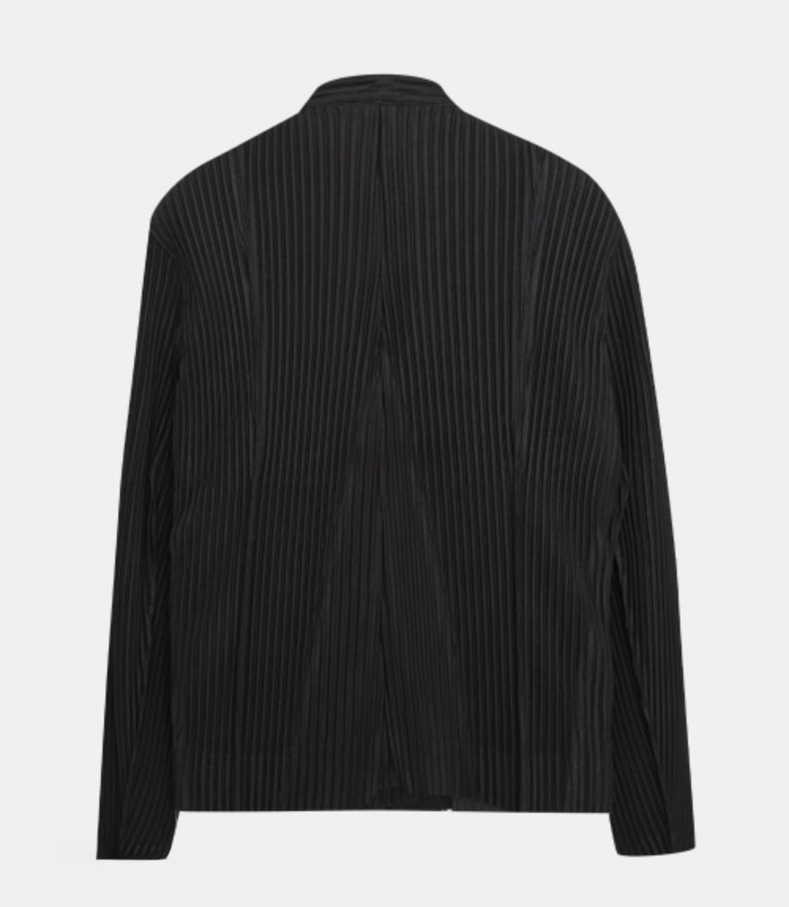 옴므플리세 솔리드 락 자켓 JD191 차콜 그레이 1사이즈 상품이미지2