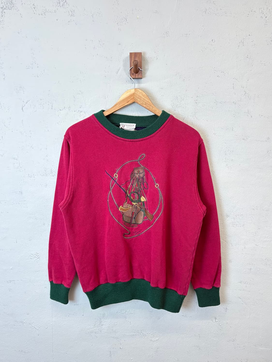 GUCCI 구찌 90s 빈티지 자수 맨투맨 상품이미지1