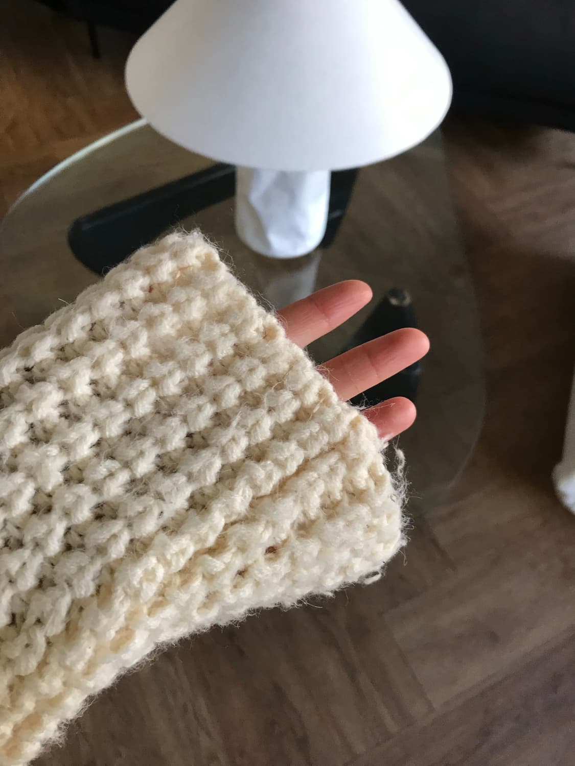 vintage ivory hole knit 상품이미지4