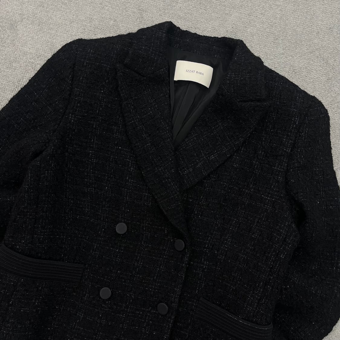 55 아이잗바바 트위드 더블 자켓 상품이미지2