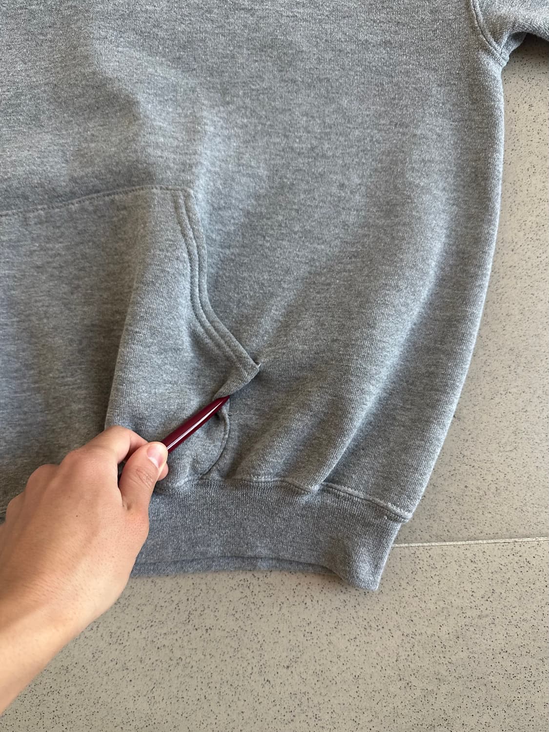 00s 빈티지 러셀 후드 그레이 XL 상품이미지6