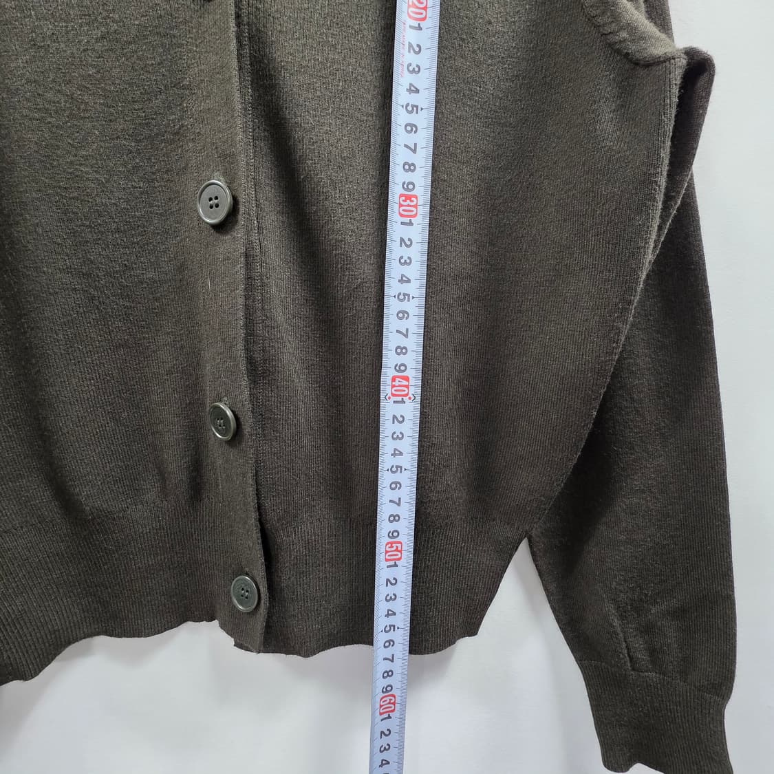 0743 데렉램 10 크로스비 가디건 66  레이온50 울22 고급 컴 상품이미지4