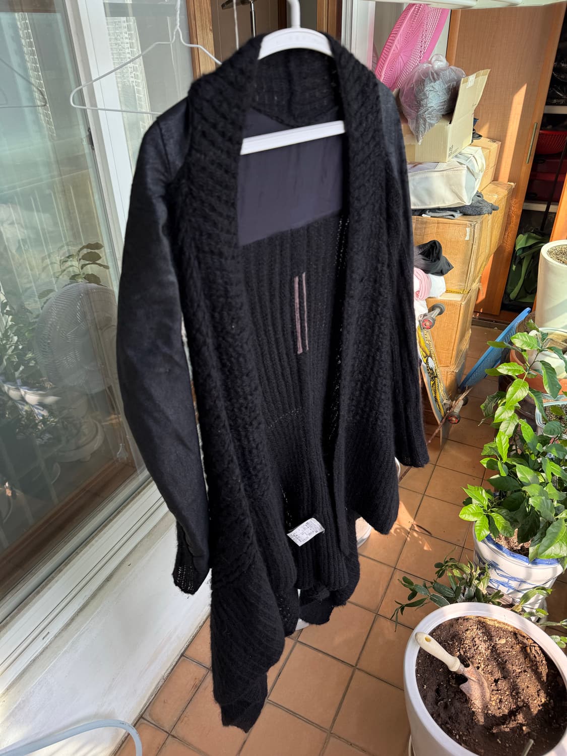 Rick Owens fw11 long cardigan leather 상품이미지7