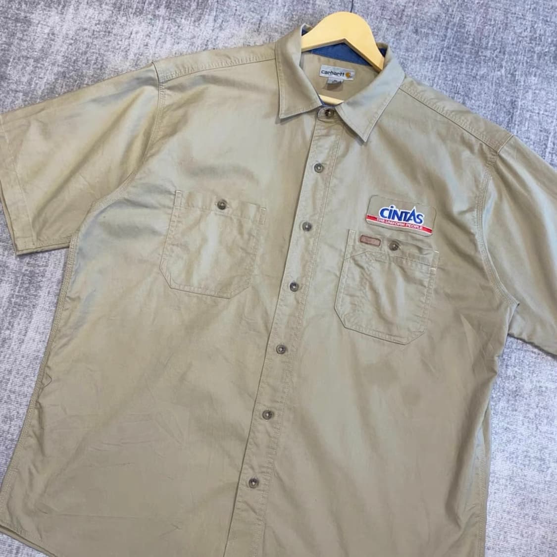 Carhartt 칼하트 빅사이즈 오리지널 반팔 워크 셔츠 상품이미지2