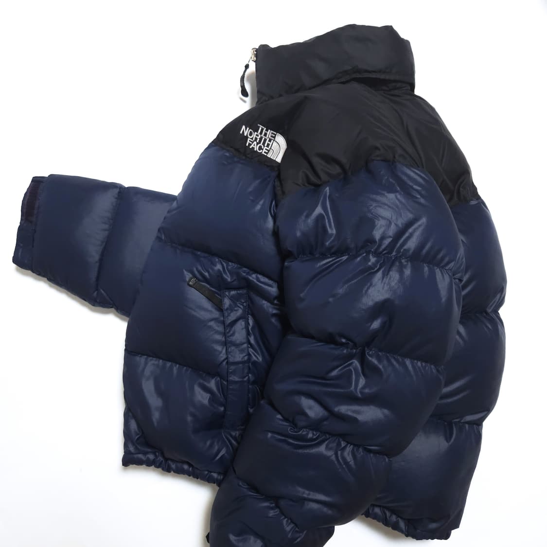 노스페이스 700 눕시 구스다운 패딩 자켓 네이비 상품이미지3