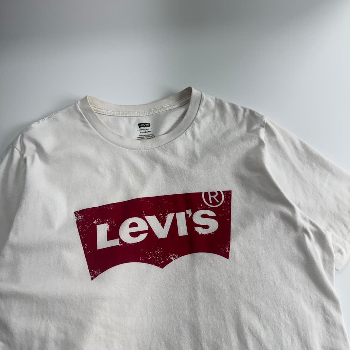Levis 리바이스 빅 로고 화이트 반팔  상품이미지4