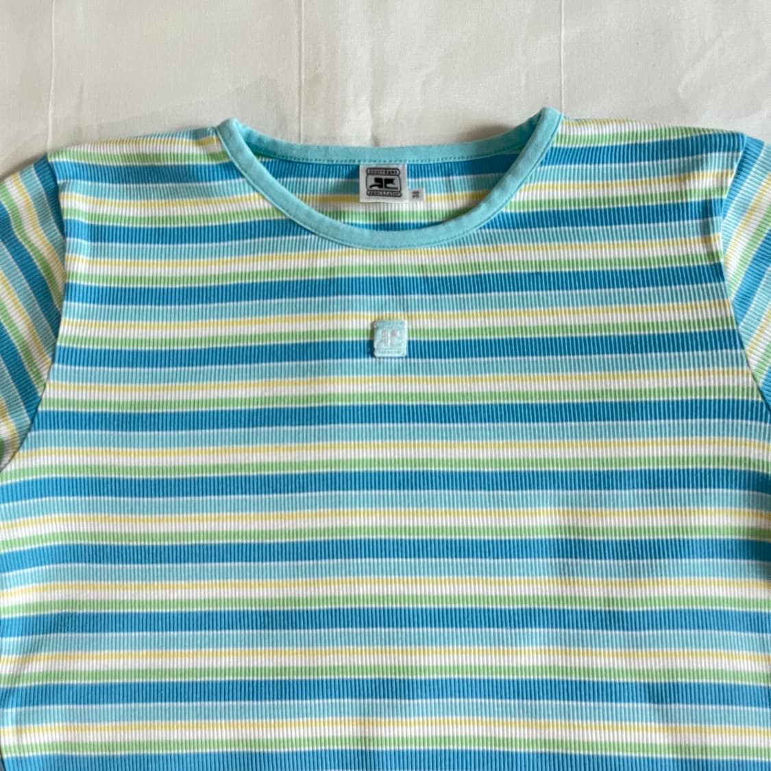 COURREGES Stripe Cotton T-shirt 상품이미지4