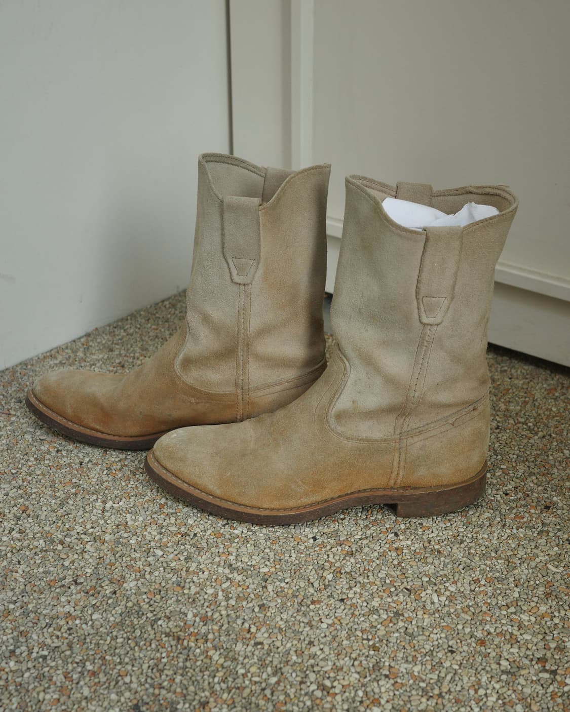 70-80’s 빈티지 스웨이드 페코스 부츠 상품이미지4