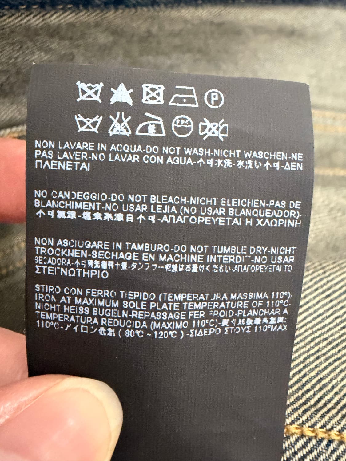 생로랑 14시즌 퍼머넌트 데님자켓 상품이미지5