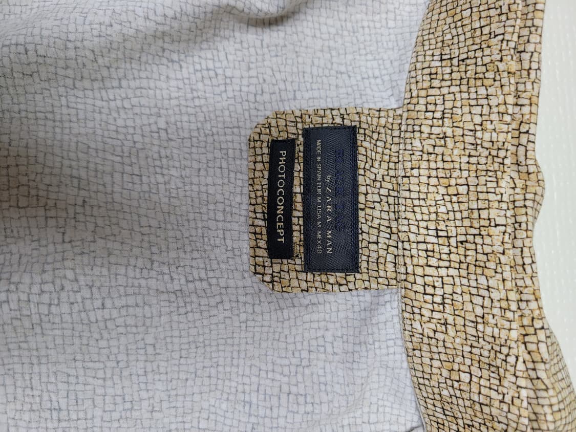 자라맨 ZARAMAN black tag 포토컨셉 셔츠 100 골드 상품이미지9