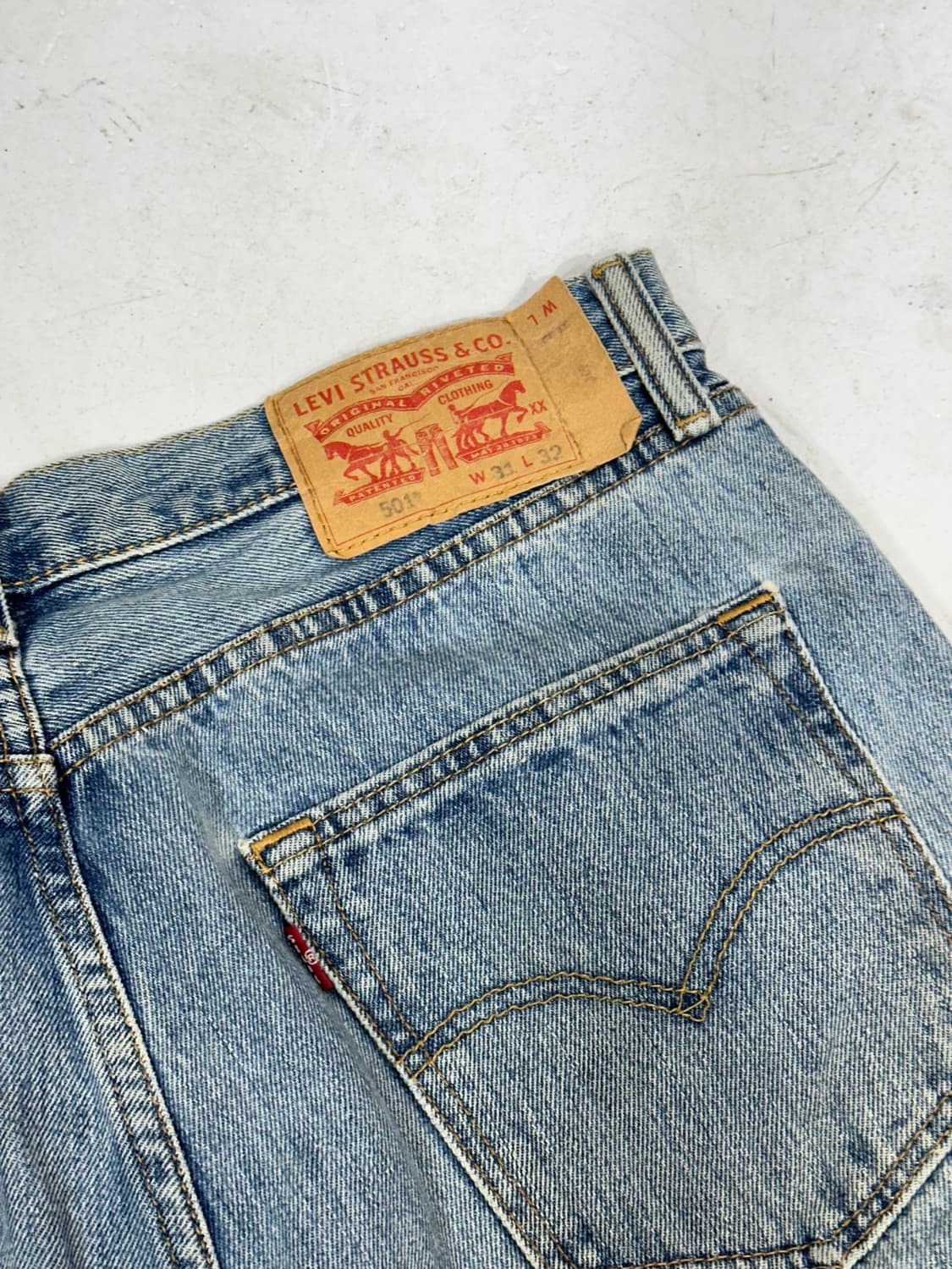 리바이스 501 연청 데님 팬츠 청바지 32 상품이미지6