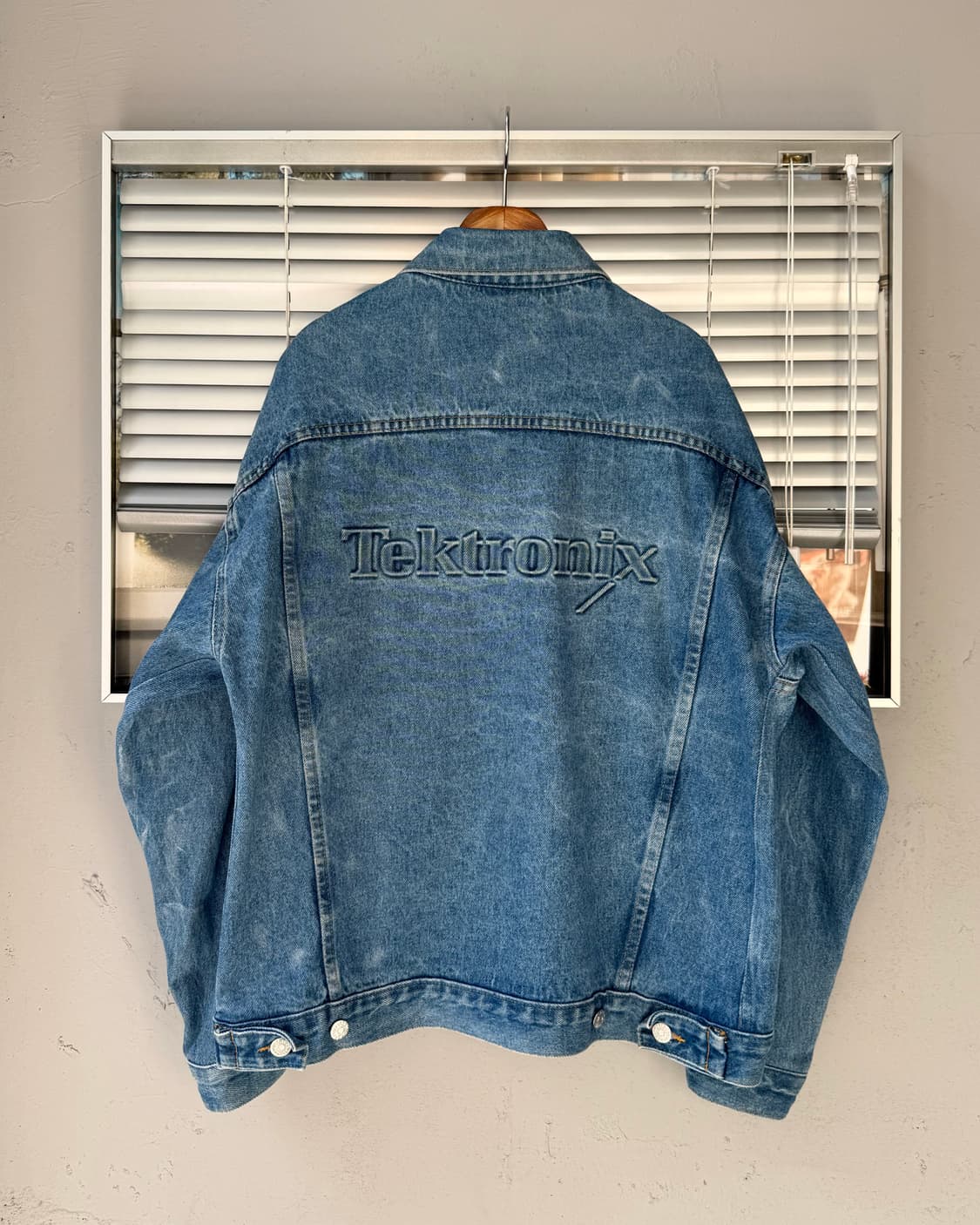 Tektronix vintage USA made denim trucker 상품이미지5