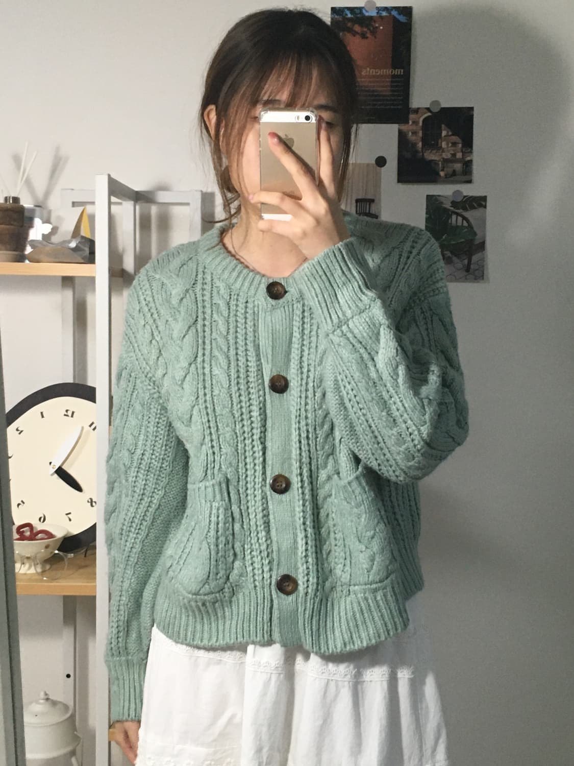 민트 포켓 가디건 상품이미지3