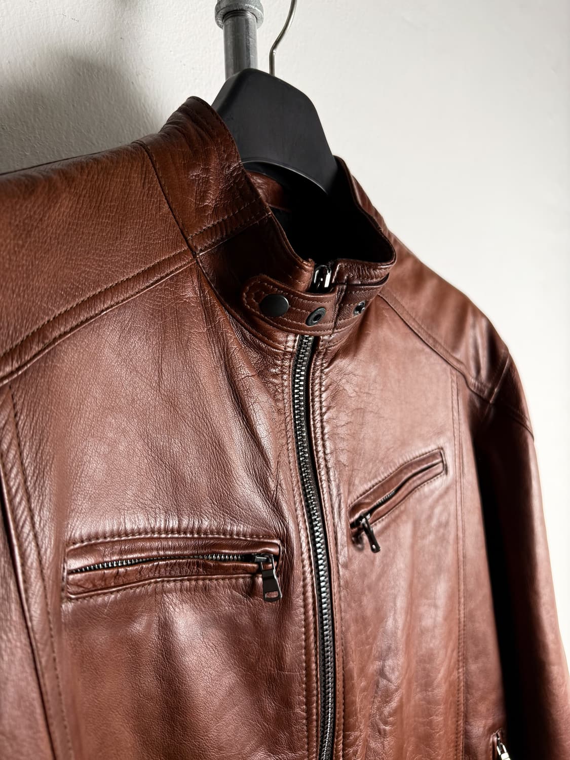 SABANI VERA PELLE Soft Leather Jacket  상품이미지5