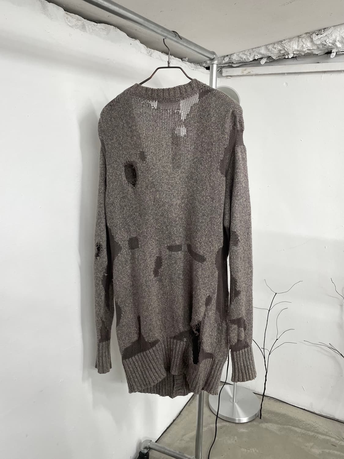미하라 야스히로 디스트로이드 롱 가디건 상품이미지4