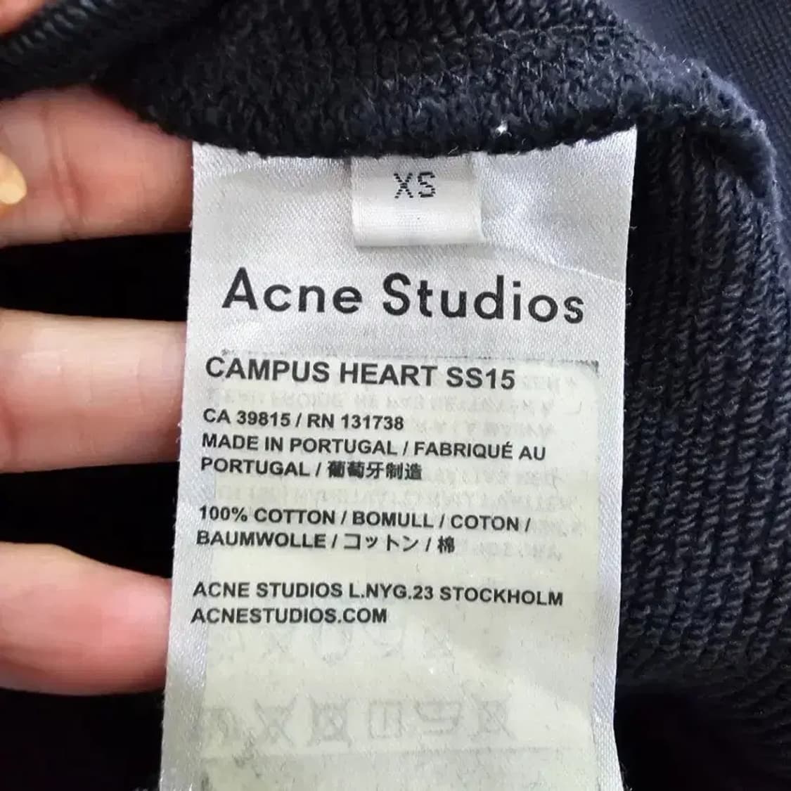 아크네 스튜디오 캠퍼스 하트 맨투맨 95 상품이미지5