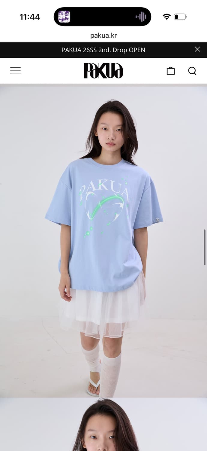 파쿠아 반팔 티셔츠 상품이미지2