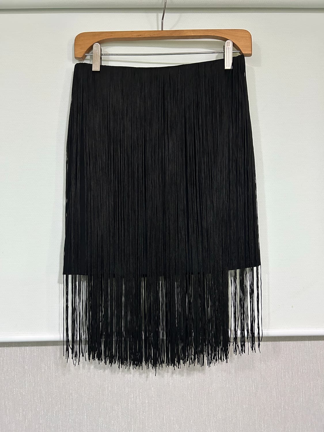 Rag & Bone 블랙프린지스커트(0) 상품이미지1