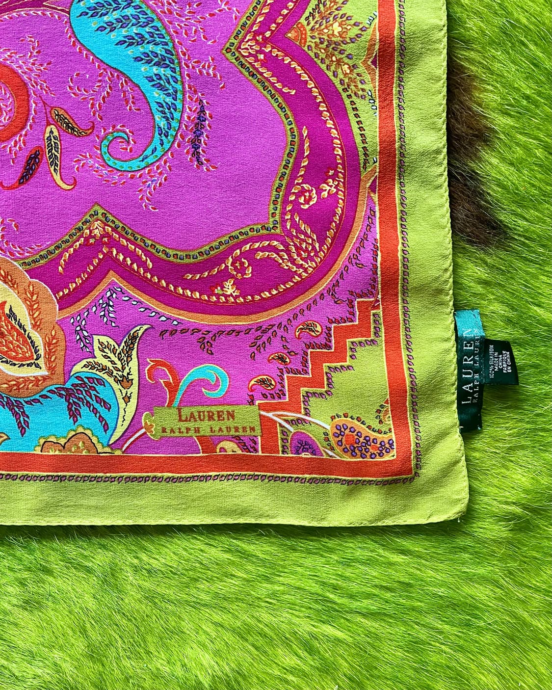 Lauren Ralph Lauren Paisley Silk Scarf 상품이미지7