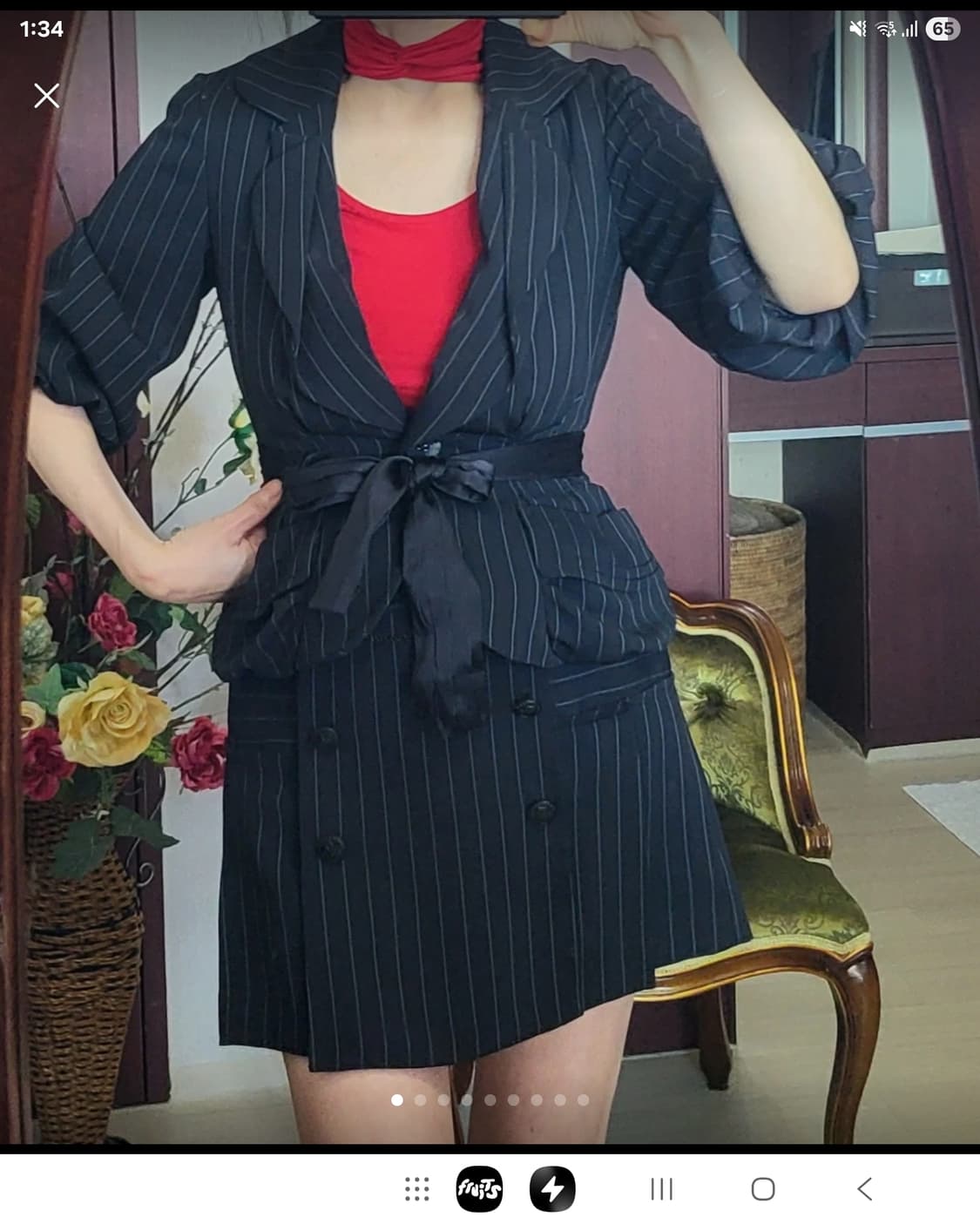 백화점구입 매긴 나잇브리지 투피스 셋업 세트 상품이미지1