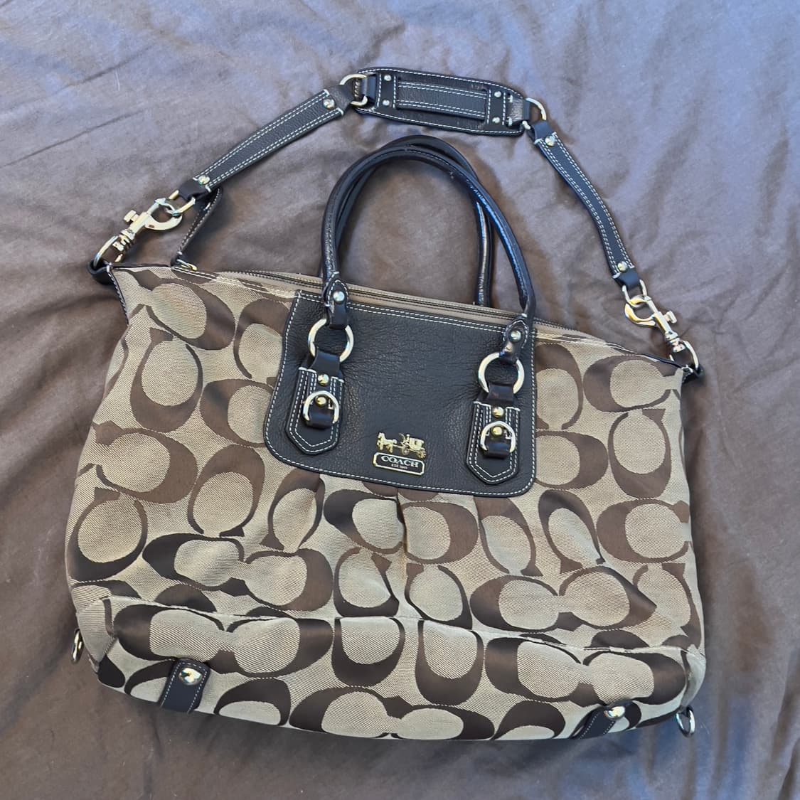 coach vintage shoulder+cross bag 상품이미지4
