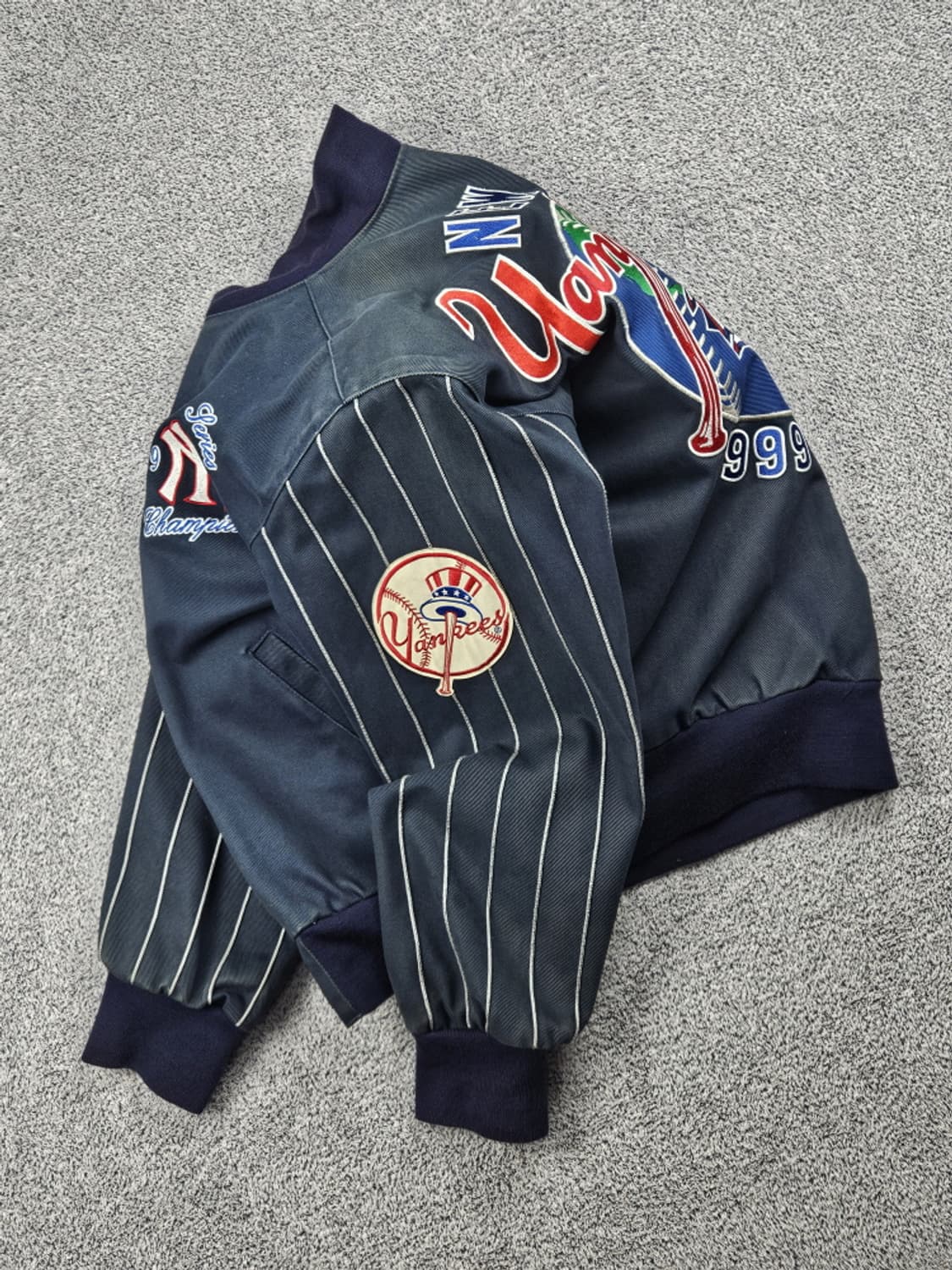 USA JH디자인 1999챔피언 뉴욕양키스 바시티자켓 (M)/ 10183 상품이미지4