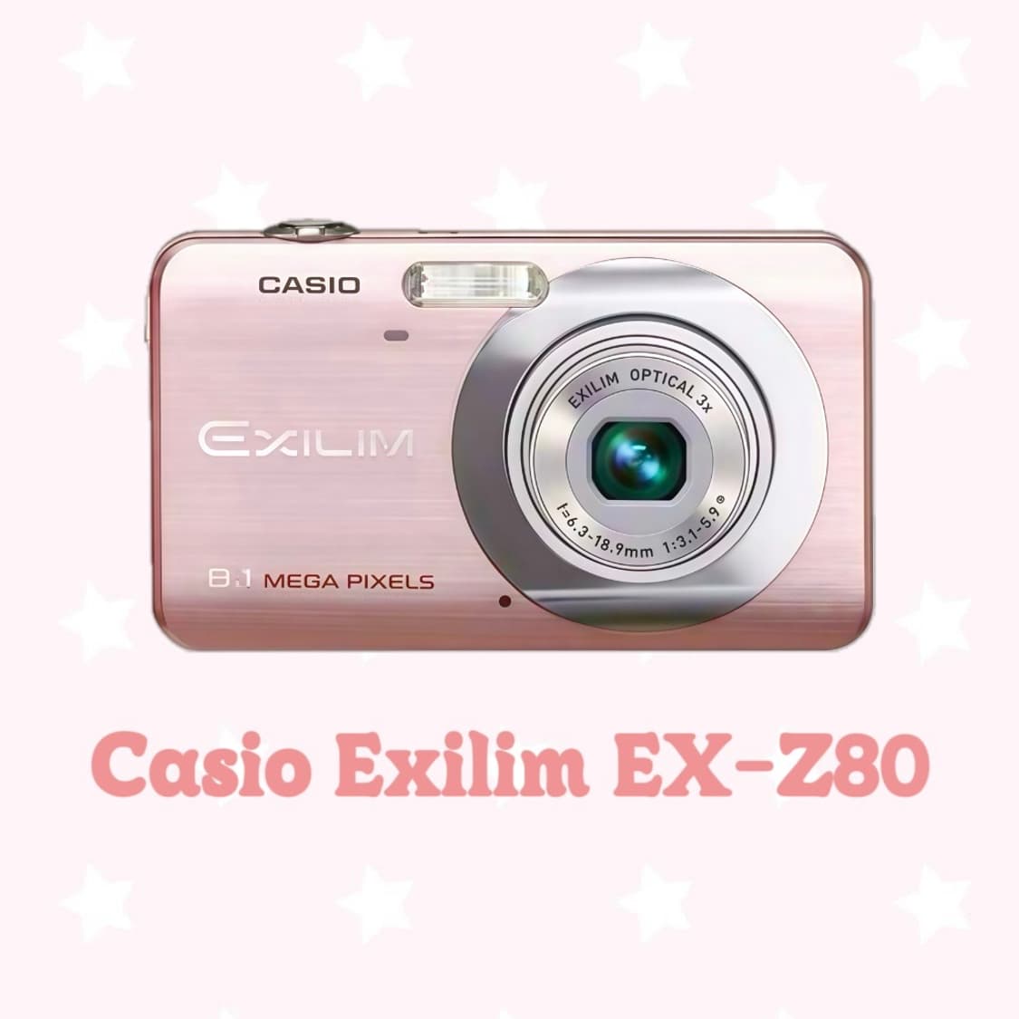 [작례O] 카시오 엑슬림 EX-Z80 핑크 빈티지 디지털 카메라 디카 상품이미지1