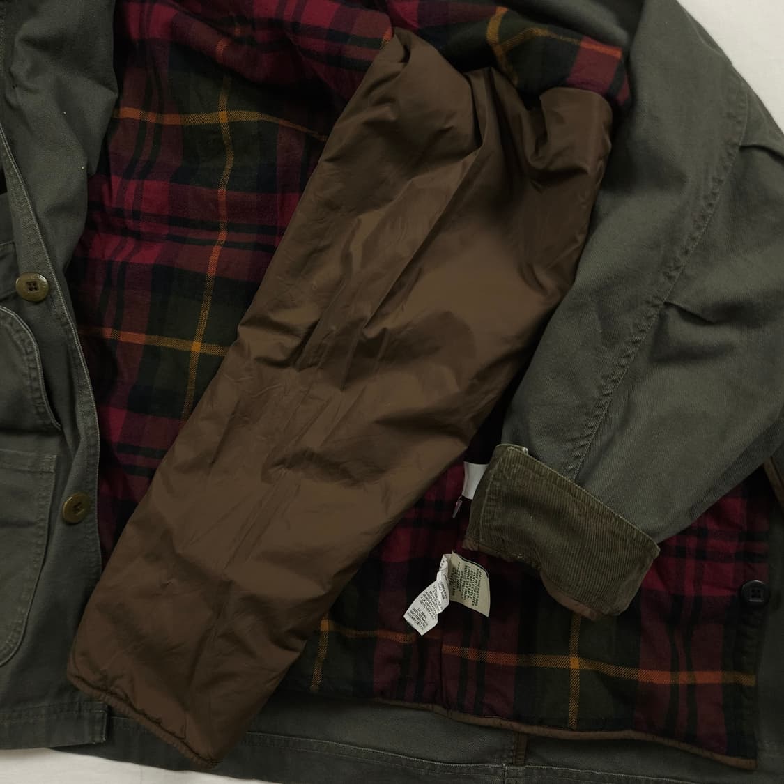 L(100) 엘엘빈 내피분리형 헌팅자켓 카키 상품이미지4
