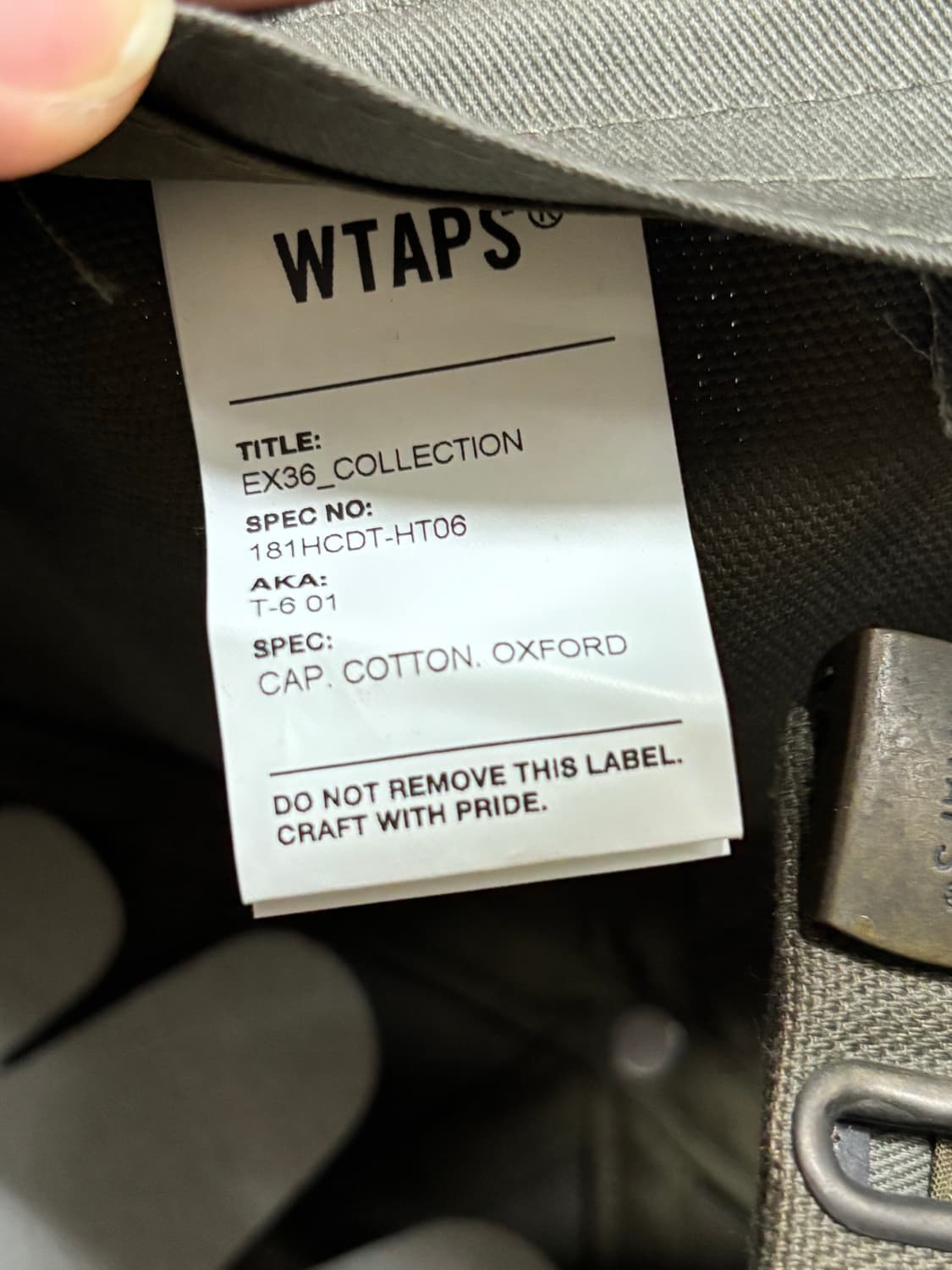 더블탭스 t6 캡 상품이미지4