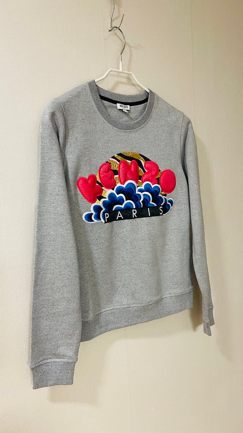 겐조 KENZO PARIS 입체 자수 스웨트 맨투맨 S 실착 횟수 적어  상품이미지2