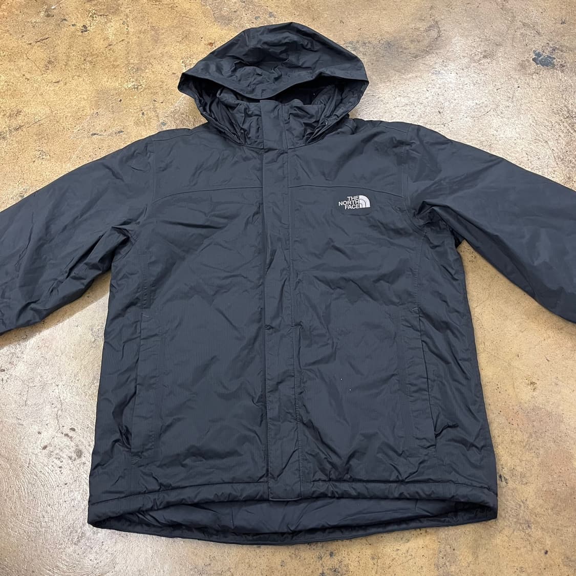 [정품/M] 노스페이스 블랙 바람막이 후드 자켓 b8 상품이미지3
