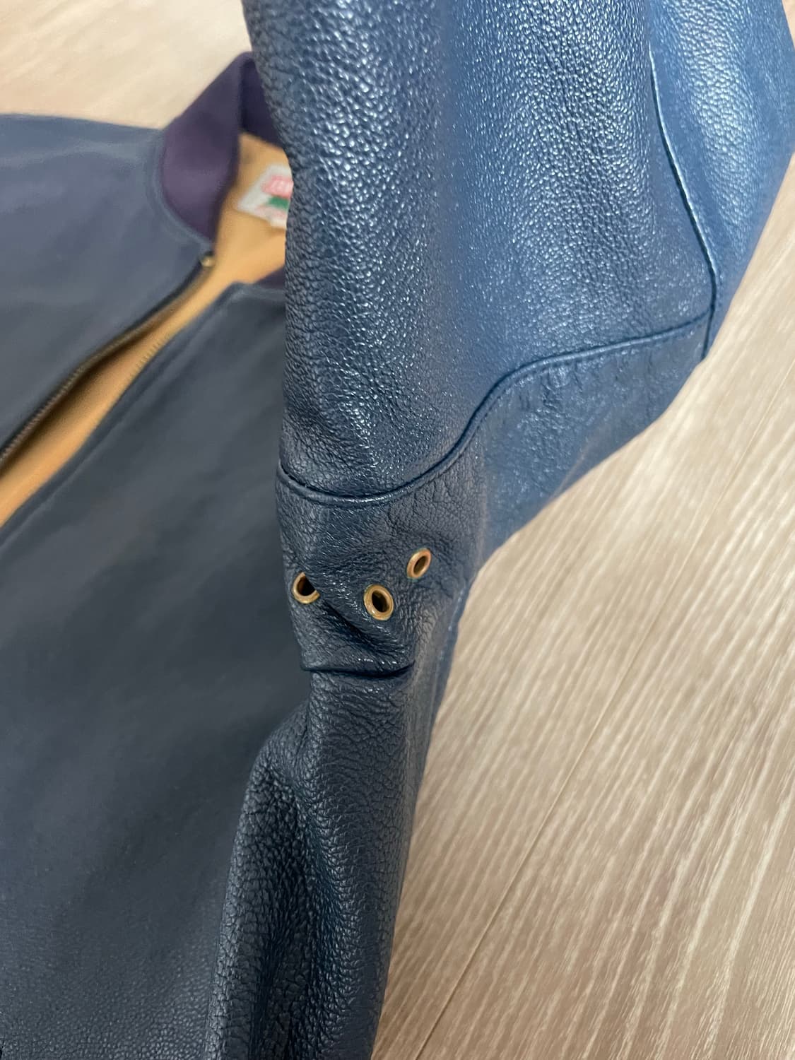 lvc 고트스킨 레더 봄버 상품이미지5